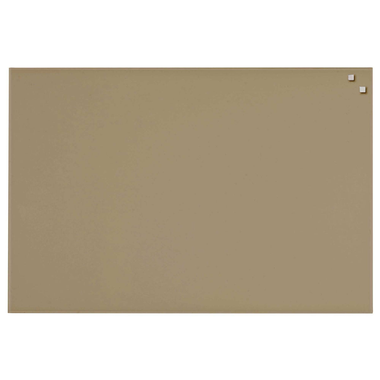 60 x 80 cm. Beige Magnetisk glastavle