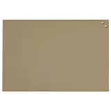 60 x 80 cm. Beige Magnetisk glastavle