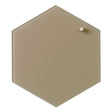 Hexagonal 21 cm | Hexagonal 21 cm. Beige Magnetisk glastavle  | Officely