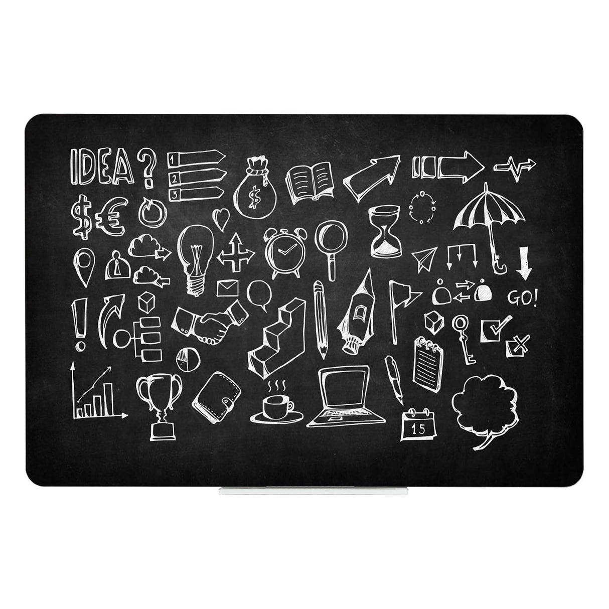 Black magnetic chalk board.jpg