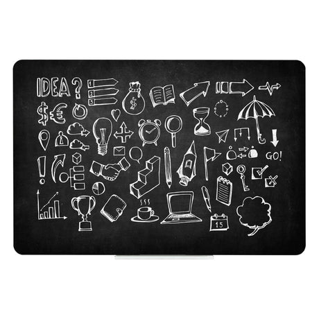 Black magnetic chalk board.jpg