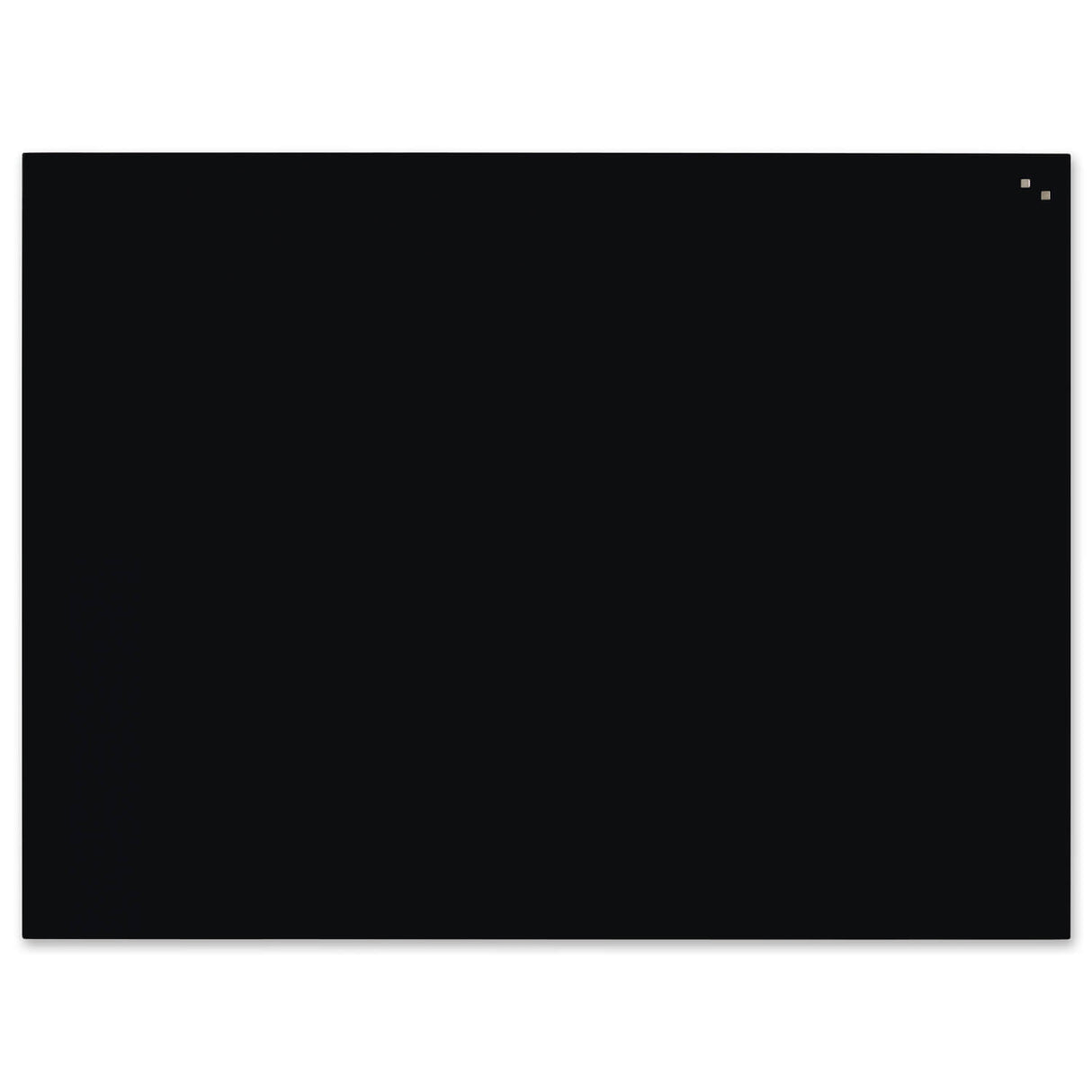 Naga A/S 120 x 90 cm. Sort Magnetisk Glastavle – Glastavler (billede 1)