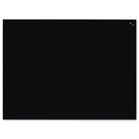 Naga A/S 120 x 90 cm. Sort Magnetisk Glastavle – Glastavler (billede 1)