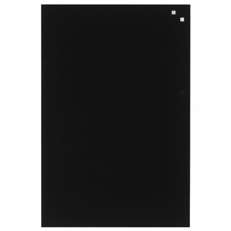 Naga A/S 40 x 60 cm. Sort Magnetisk Glastavle – Glastavler (billede 1)