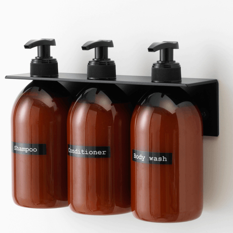 Black shampoo holder 3 pcs shampoo 71775.png