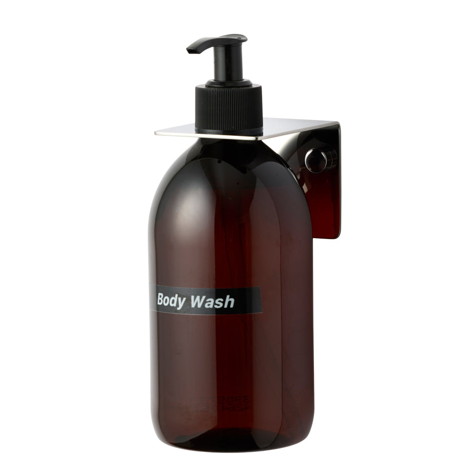 Sæbeholder / vægophæng til 1 flaske, krom