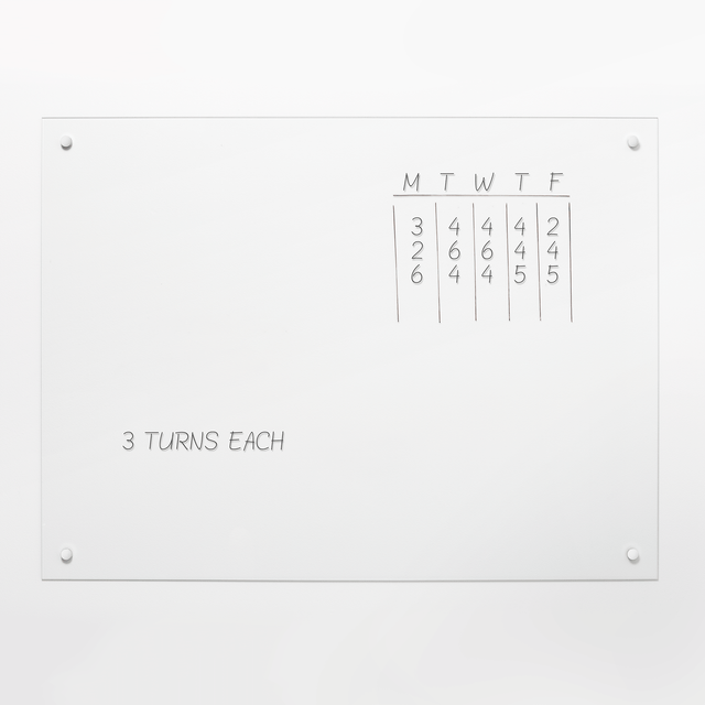 60 x 55 cm. Klar Glastavle IKKE MAGNETISK – image 1