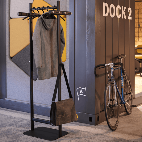 MAUL Garderobestativ, sort metal – image 7