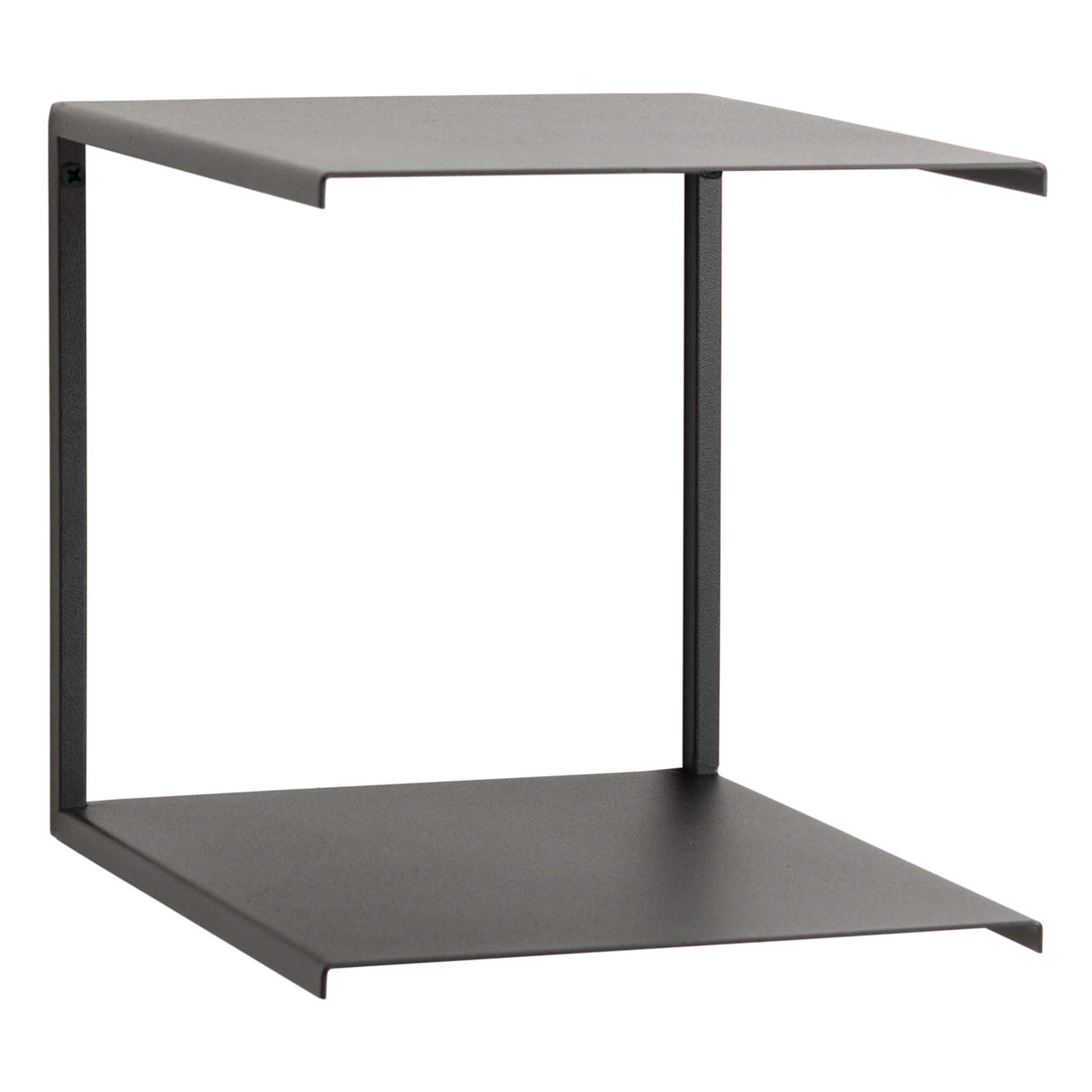 Dobbelt hylde, Sort metal – image 2