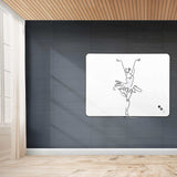 White board 57 x 45 | 57 x 45 cm. Whiteboard uden ramme  | Officely