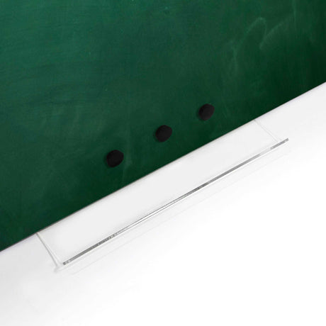 Green magnetic chalk board pen holder.jpg