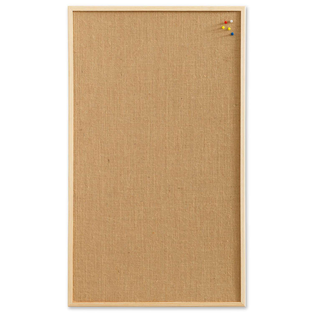 Hessian 80 x 60 | 80 x 60 cm. Hessian opslagstavle med træramme  | Officely
