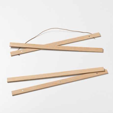 Magnet rammeskinne i egetræ, 51 cm. – image 2