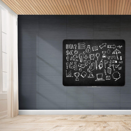 Magnetic chalk board black 19004 19005.jpg