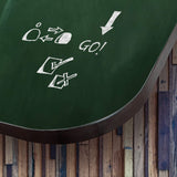 117 x 87 cm. Magnetisk, grøn kridttavle uden ramme
