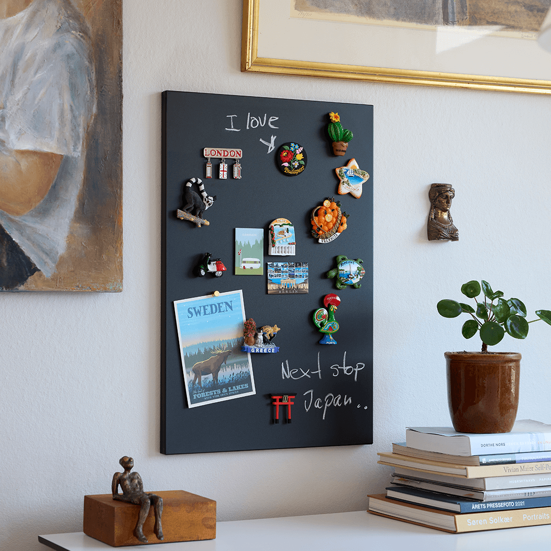 Magnetisk stål kridttavle 90 x 60 cm. – image 3