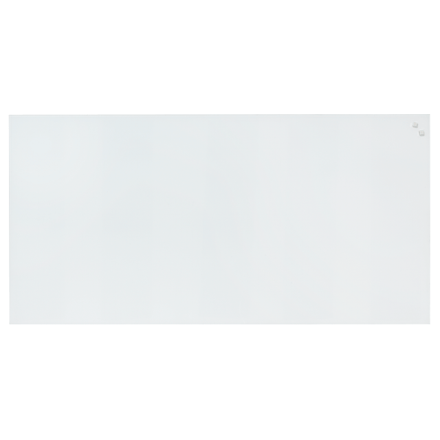 100 x 50 cm. PURE White Magnetisk Stænkplade – image 1