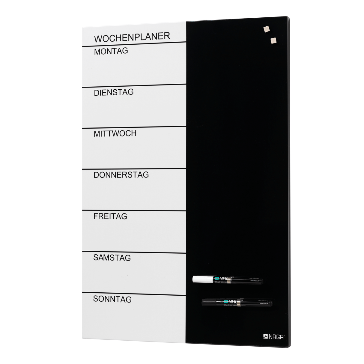 Magnetic steel week planner board germam 60x40 12214.png