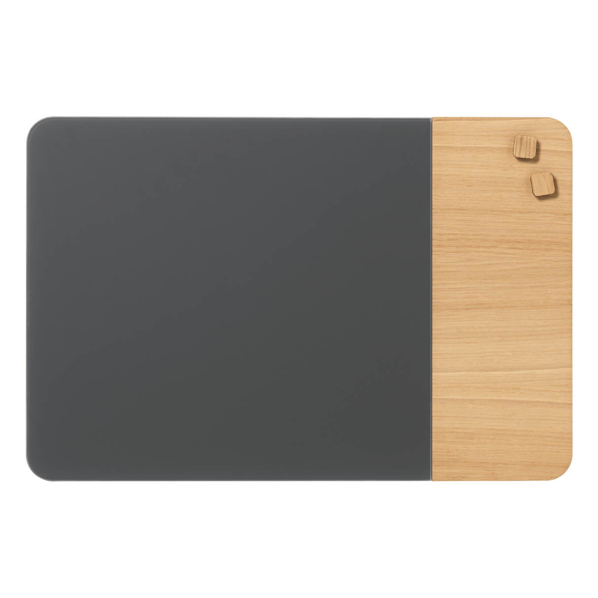 Matt grey glass veneer magnetic board 60x40cm 15310.png