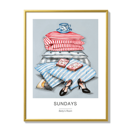 Poster sundays 30x40cm gold frame 17112.png