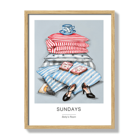 Poster sundays 30x40cm oak frame 17112.png