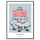 Poster sundays 50x70cm black frame 17114 17030.png