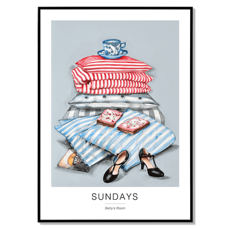 Poster sundays 50x70cm black frame 17114 17030.png