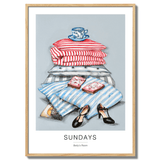 Poster sundays 50x70cm oak frame 17114 17060.png