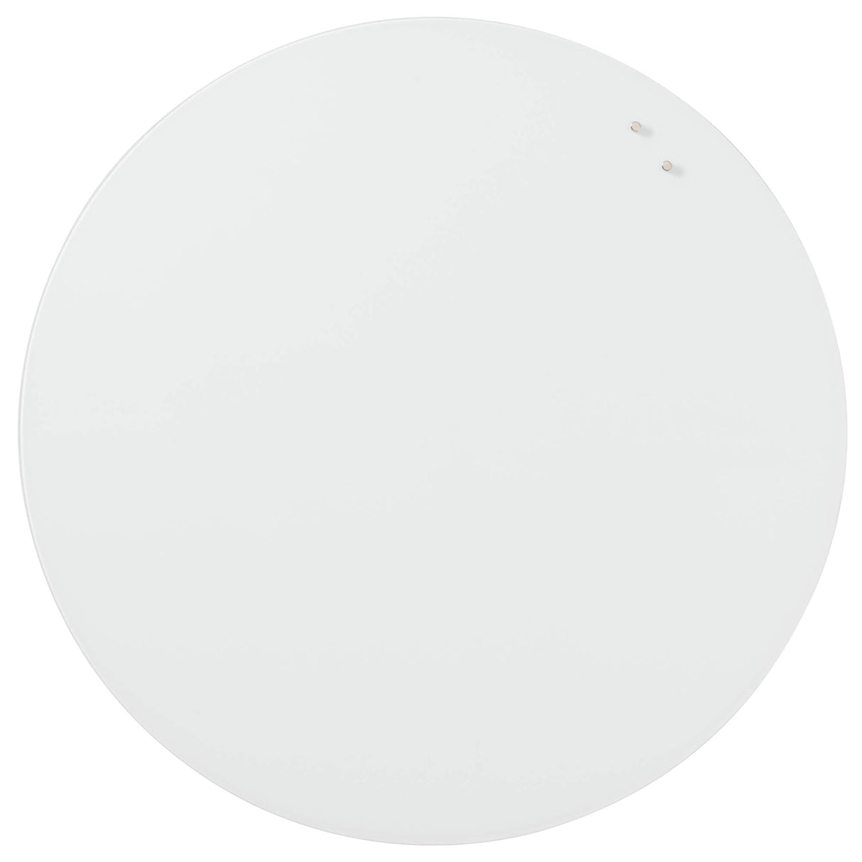 Cirkel 80 cm. PURE White Magnetisk glastavle 