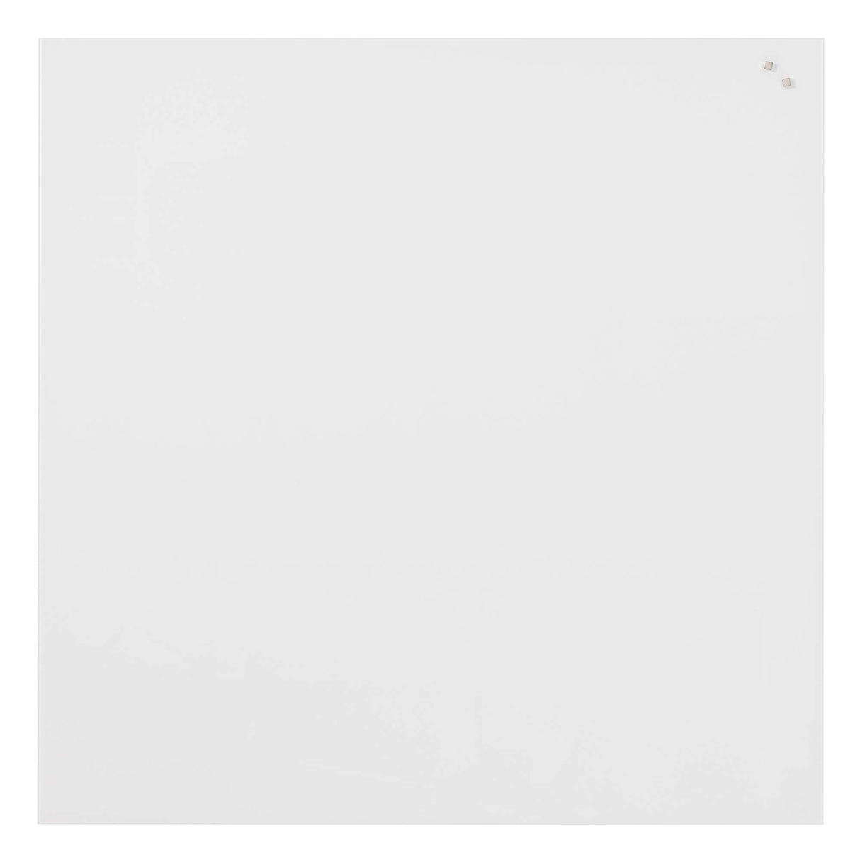 Kvadrat glastavle hvid 100 x 100 | 100 x 100 cm. PURE White Magnetisk glastavle  | Officely