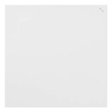 Kvadrat glastavle hvid 100 x 100 | 100 x 100 cm. PURE White Magnetisk glastavle  | Officely