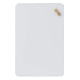 PURE White Magnetisk Glastavle | 40 x 60 cm. PURE White Magnetisk Glastavle  | Officely