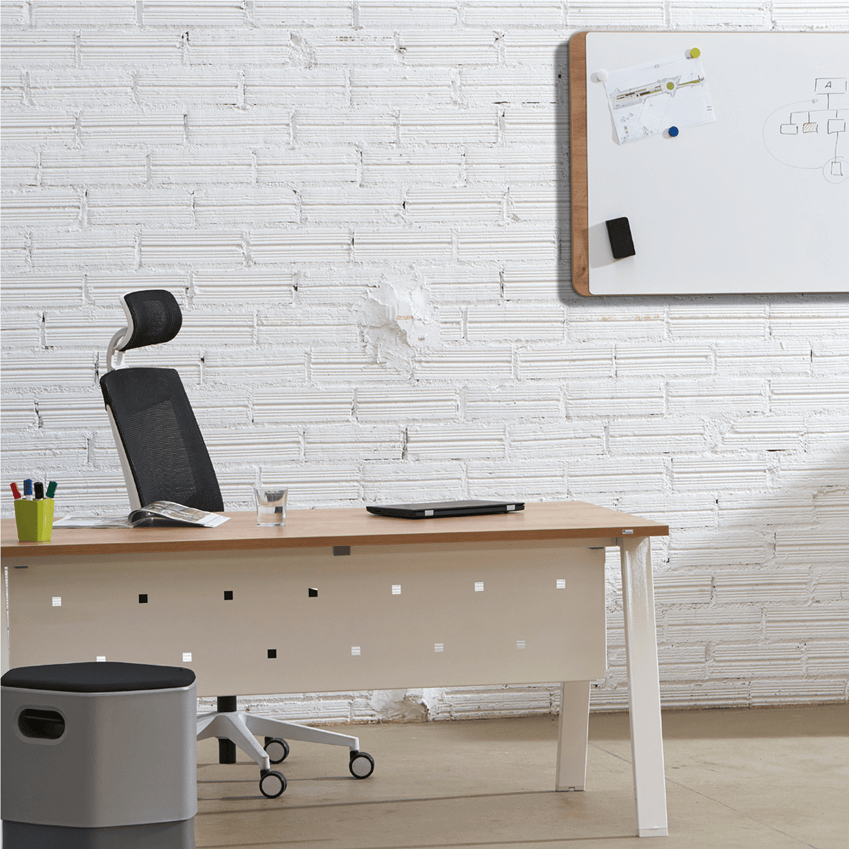 Rocada Natur whiteboard 100 x 150 cm.