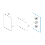 Naga A/S Rocada SkinWhiteboard PRO overflade 100 x 150 cm. – Whiteboards (billede 3)