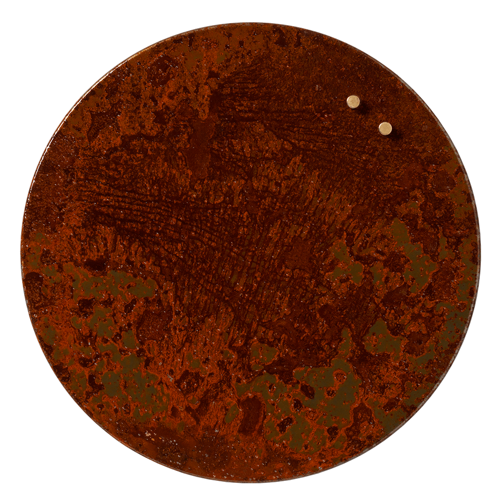 Rusted metal circle magnetic board 35cm 70571.png