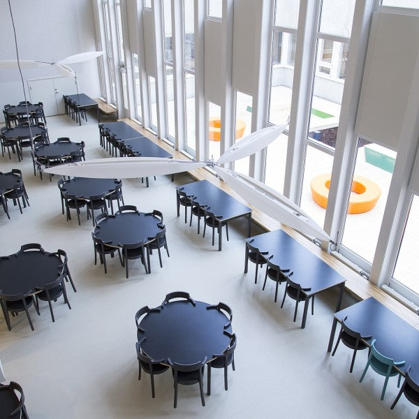 Stol Ruth, sortbejdset massiv birk – image 2