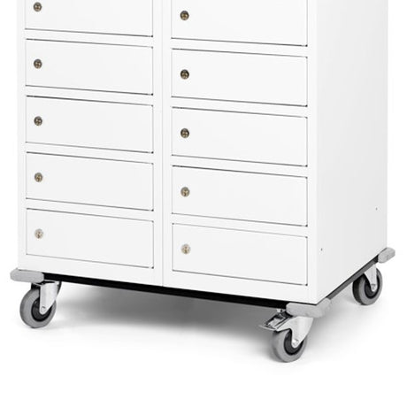 Hjulunderstel PC skab 2x6 rum 550 mm – image 1