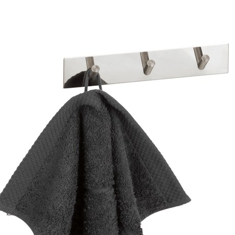 Naga A/S Selvklæbende knagerække, 20 x 4 cm. Blank krom – Selvklæbende tilbehør (billede 2)
