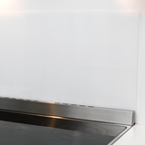 100 x 50 cm. PURE White Magnetisk Stænkplade – image 3