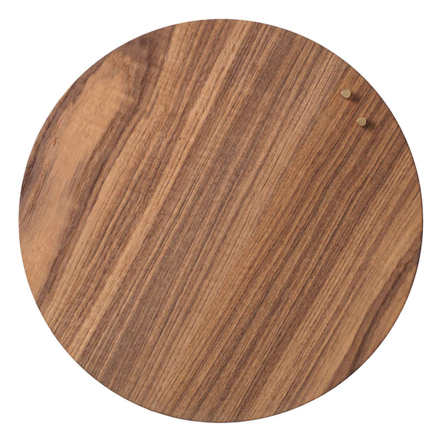 Teak tavle 45 cm rund | Cirkel 45 cm. Teak Magnetisk tavle  | Officely