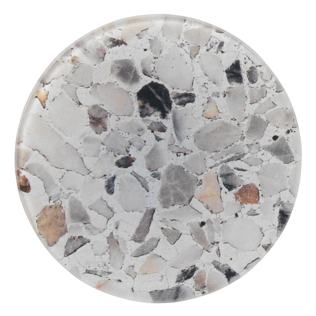 Terrazzo cirkel magnet 10 cm