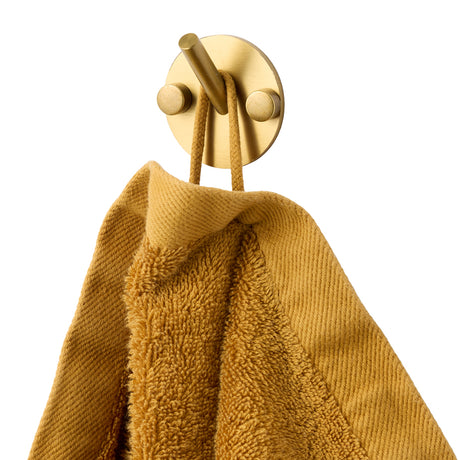 Håndklædekrog, messinglook – image 2