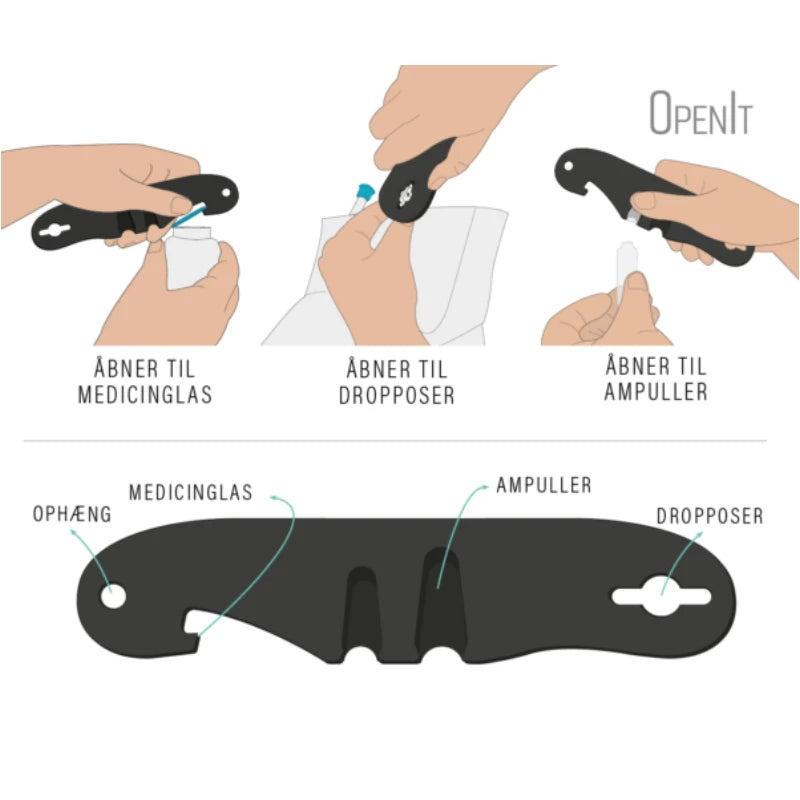 Ampulåbner fra byLink |OpenIt | Kan genbruges | Pink Limited Edition - (1 stk.) - åbner til ampuller, hætteglas og IV – image 4