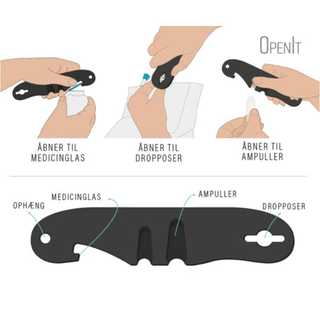 Ampulåbner fra byLink |OpenIt | Kan genbruges | Pink Limited Edition - (1 stk.) - åbner til ampuller, hætteglas og IV – image 4