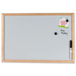 Whiteboard med træ ramme | 60 x 40 cm. Whiteboard med træramme  | Officely